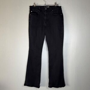 Levis 725 High Rise Bootcut Jeans Black Denim 31x32 18759-0063 Womens